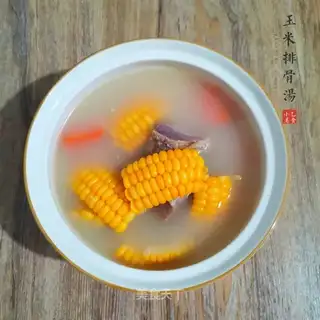 Corn steak soup