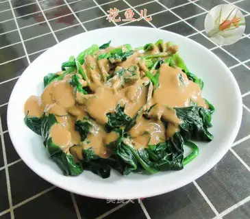 Sesame sauce spinach