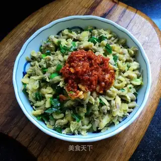 Garlic with wheat