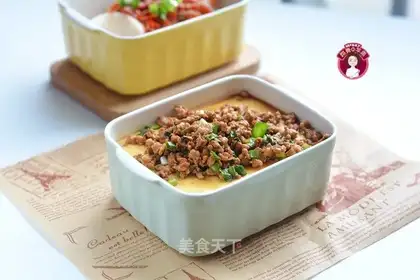 Meat tofu eggs