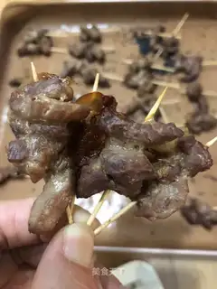 Toothpick beef