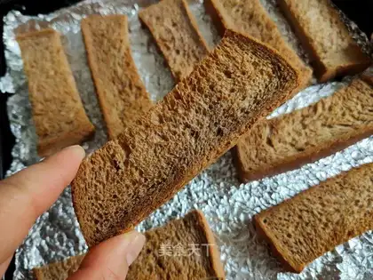 The whole wheat toast