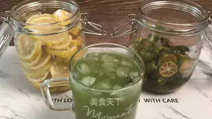 Sweet, sour, sweet, green tea