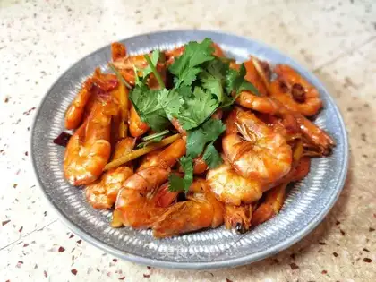 Spicy shrimp