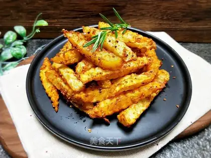 Spicy baked potatoes