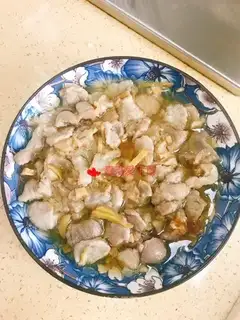 Salted fish steam pork