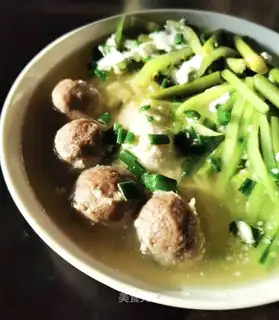 Cowballs, egg noodles