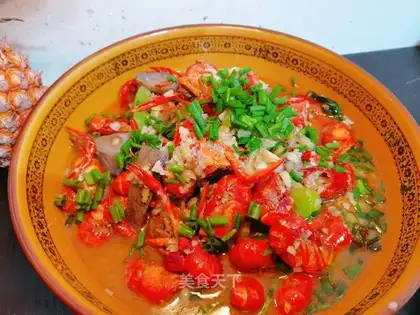 Garlic lobster