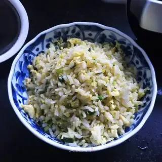 Onion egg fried rice