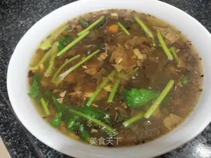 Sour sulfur soup