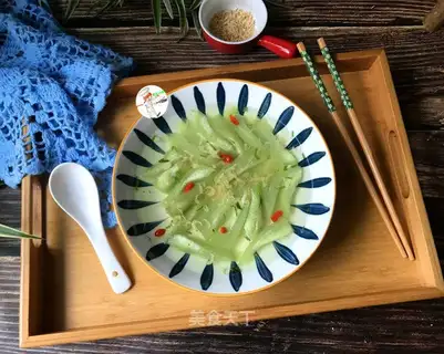 Shrimp melon soup