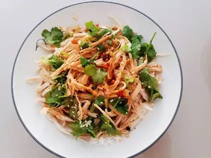 Spicy chicken silk