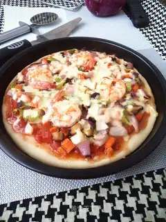 Shrimp pizza