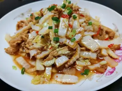Scrambled meat