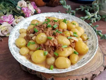 Meat and potatoes