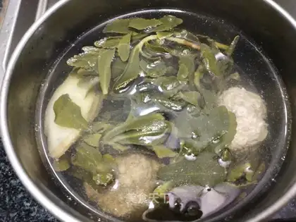 The gravy soup