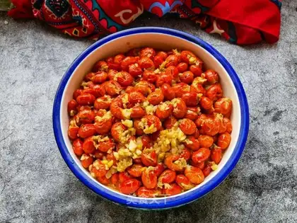 Garlic lobster tail