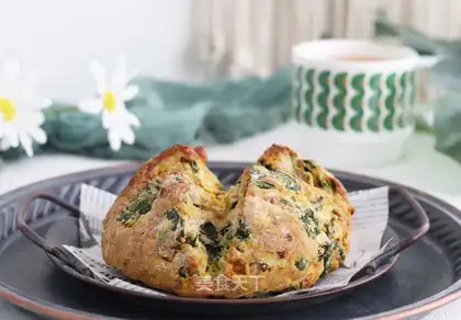 Spinach pumpkin cheese-dambo