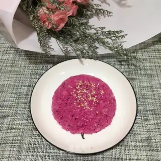 Flaming Dragon Juice with rice