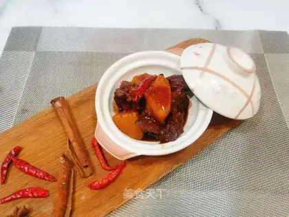 Homemade potato beef