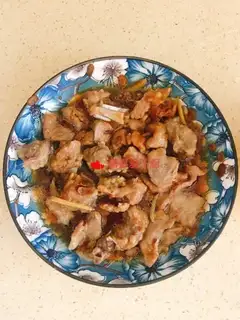 Soy sauce, pork chops