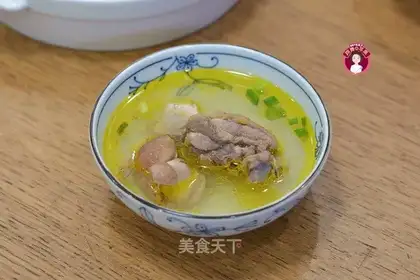 Fresh chicken soup