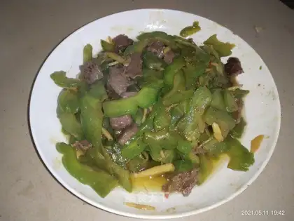 Scrambled beef