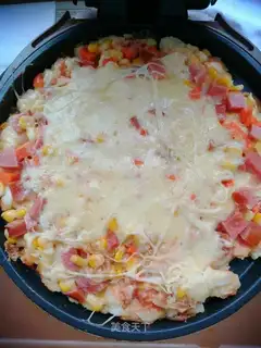 Pancake pizza