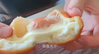 Fry hot dog cheeseball