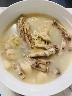 The foot of a duck