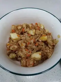 Fishball fried rice