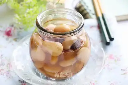 Plum white beans