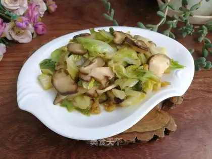 Fry mushrooms