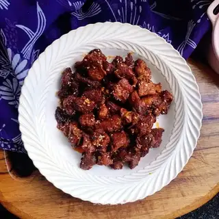 Spicy roasted lamb