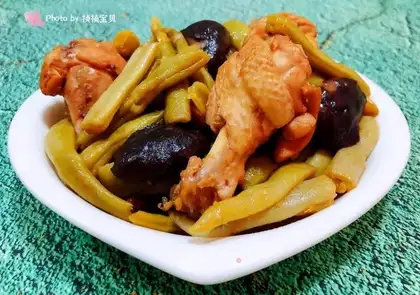 Bean horned chicken wings