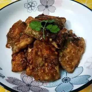Red-fried fish