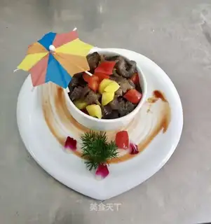 The sea cucumber salad