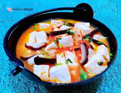 Tomato mushroom tofu