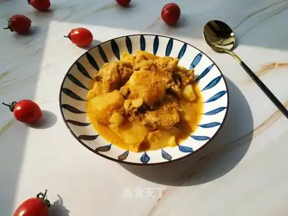 Coconut curry chicken