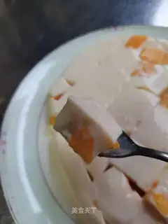 Mango milk pudding