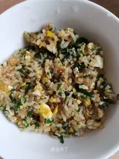 Fake egg fried rice