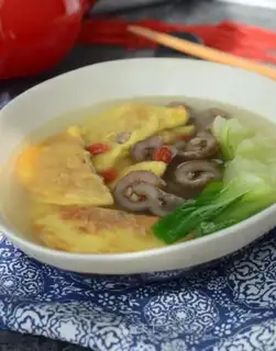 Soup from the sea cucumber