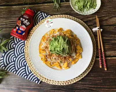 cucumber turkey noodles