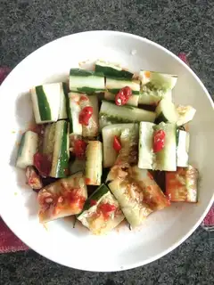 Chili chilled cucumber