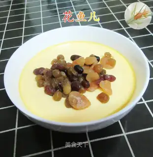 Bean milk egg pudding