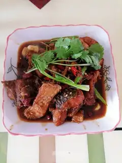 Red-burned fish
