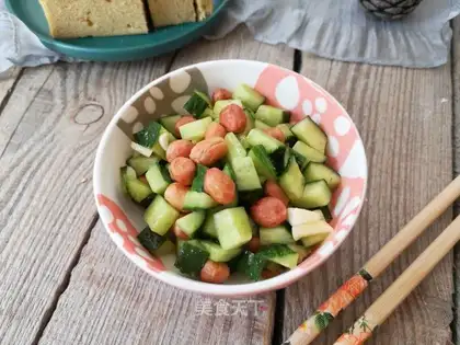 -Cool peanut cucumber
