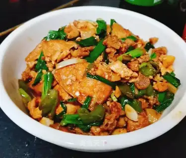 Homemade onion tofu