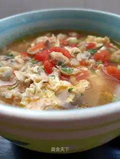 Tomato egg soup