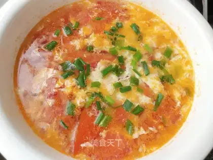 Potato egg soup